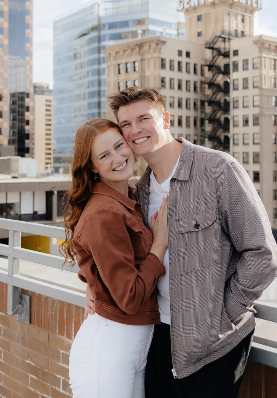 Ashley Okeson and Zach Fitzpatrick, the owners of Golf to Go Events